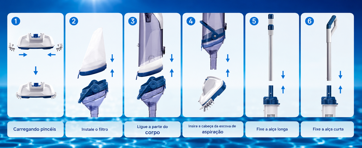 ENHULK Pro – Aspirador de Piscina Recarregável 3 em 1