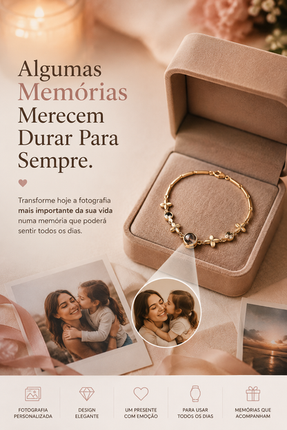 Pulseira Segredo Eterno™ | Porque algumas memórias merecem eternidade.
