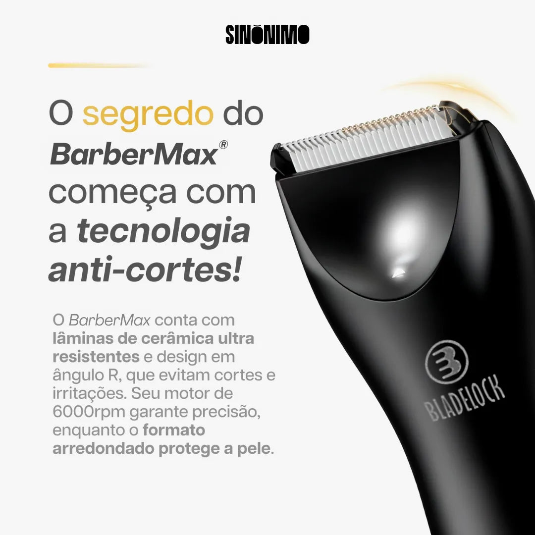 BarberMax®– Corta o Pelo, Não a Pele