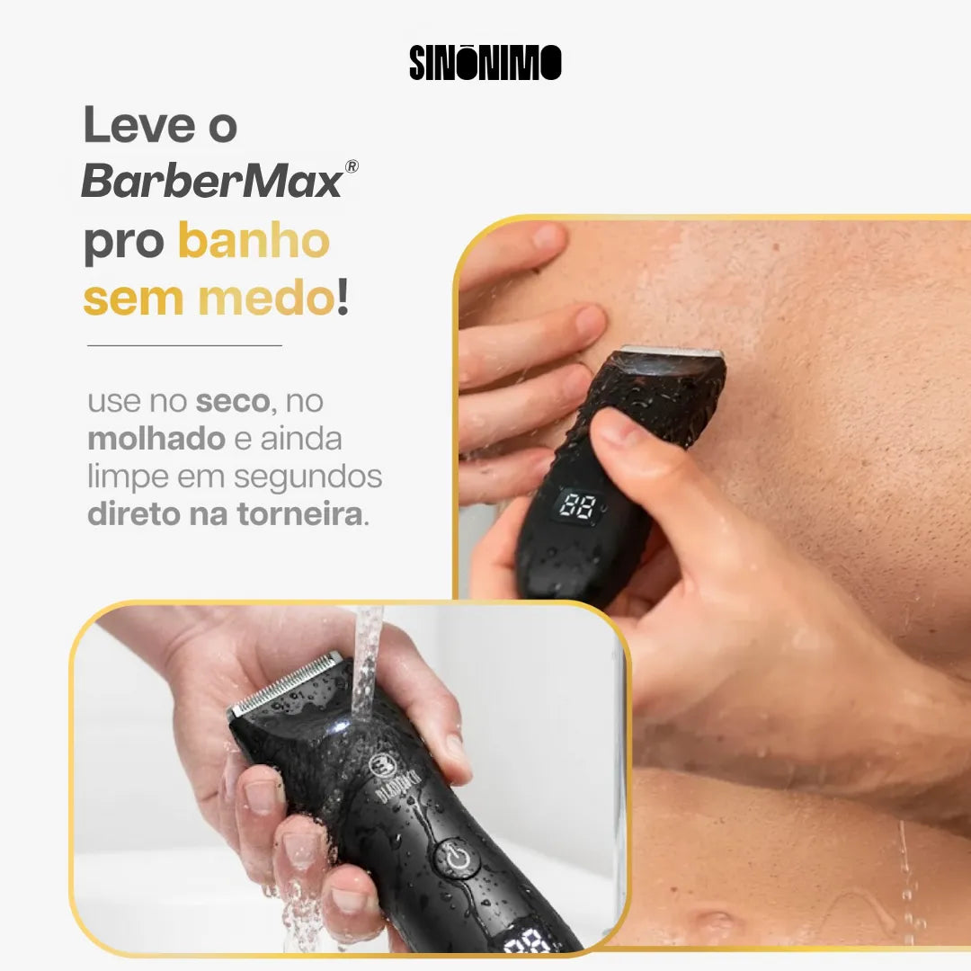 BarberMax®– Corta o Pelo, Não a Pele