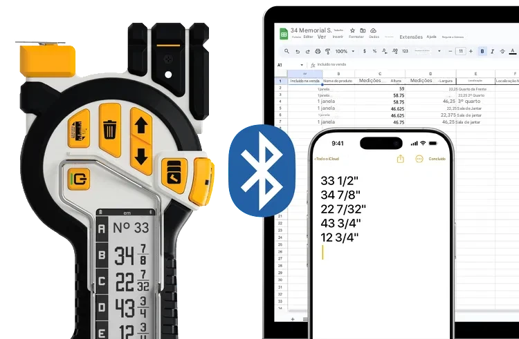 Fita métrica digital T1 Tomahawk