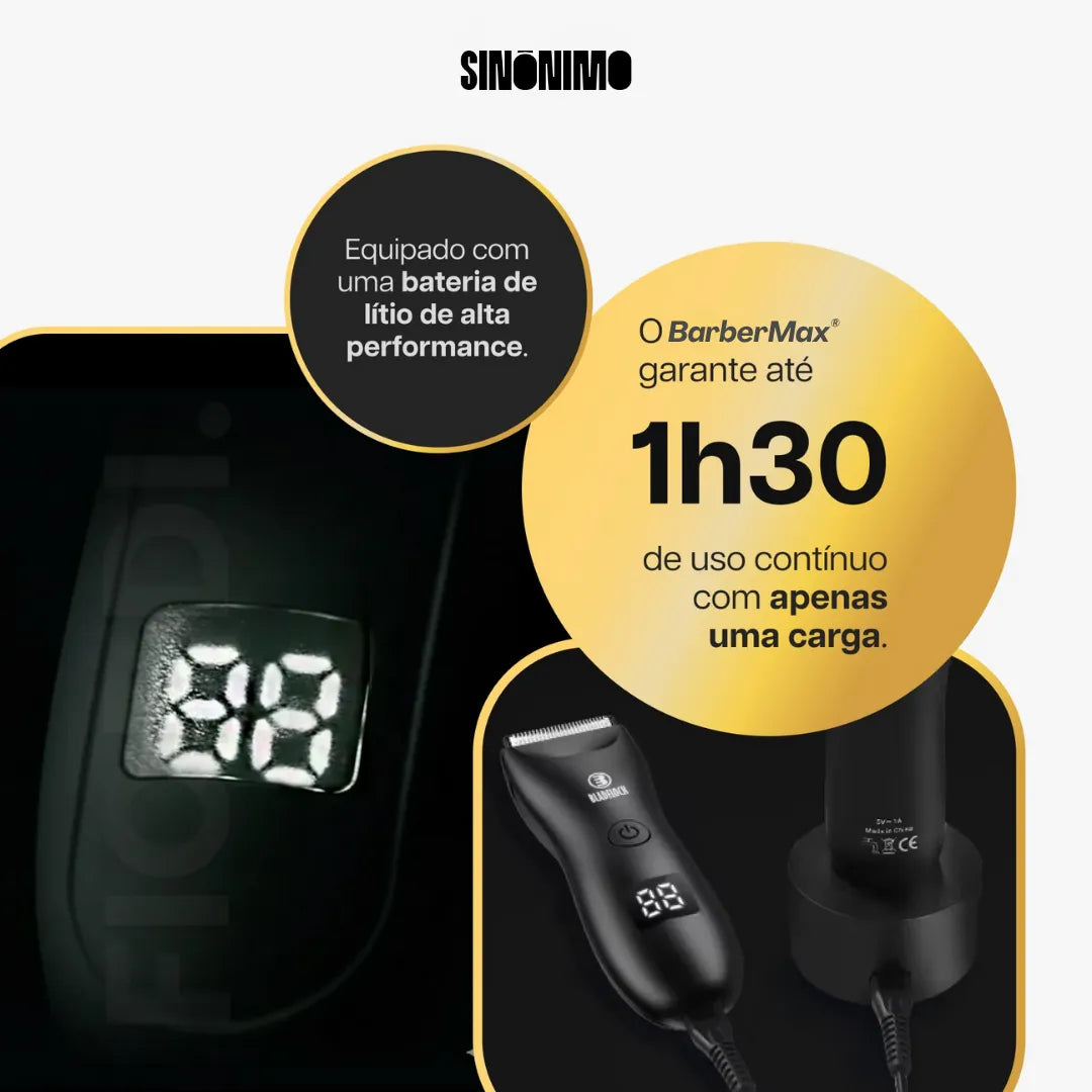 BarberMax®– Corta o Pelo, Não a Pele