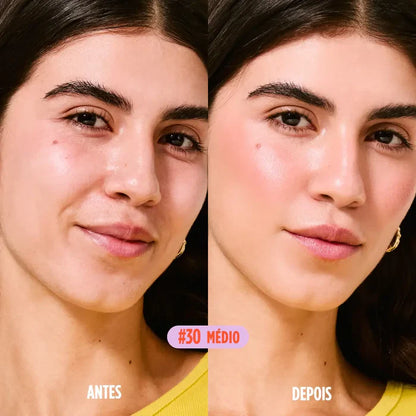 💎 OLLIE Bastão Facial FPS 95 com Cor