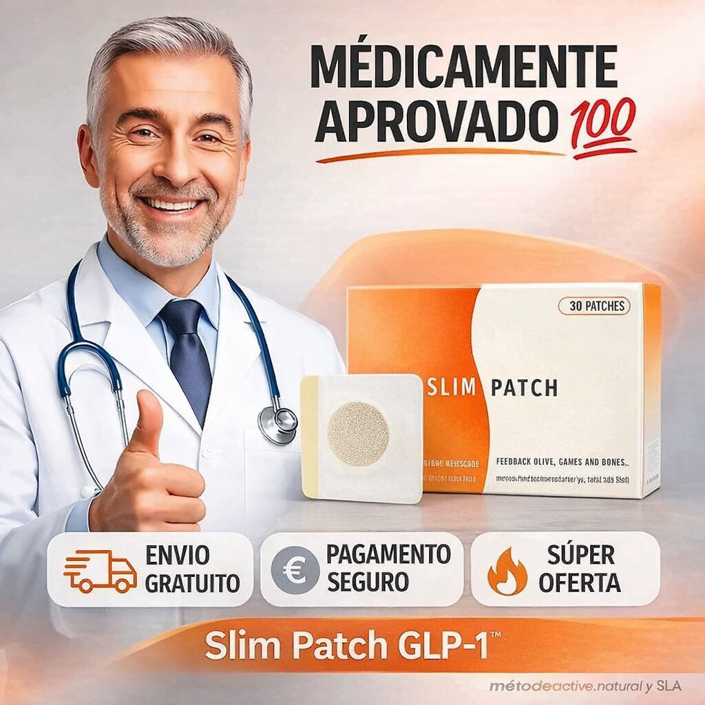 Slim Patch GLP-1 – Tecnologia de Ativação Abdominal Transdérmica