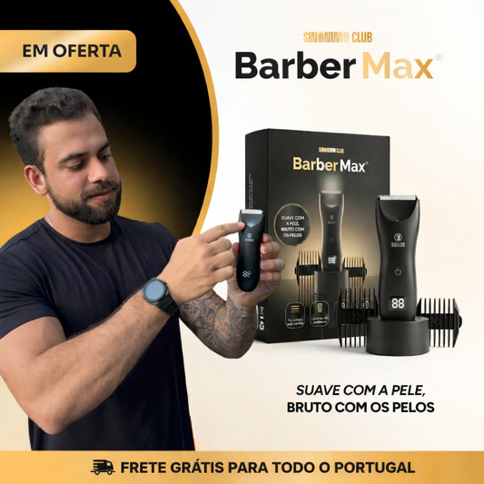 BarberMax®– Corta o Pelo, Não a Pele