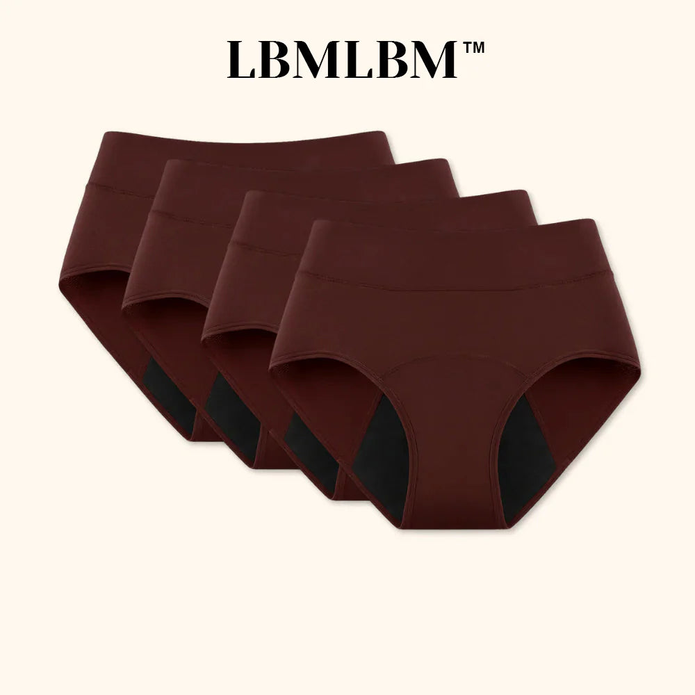 LBMLBM™ | Calcinhas 100% à prova de vazamentos, pacote com 4 unidades