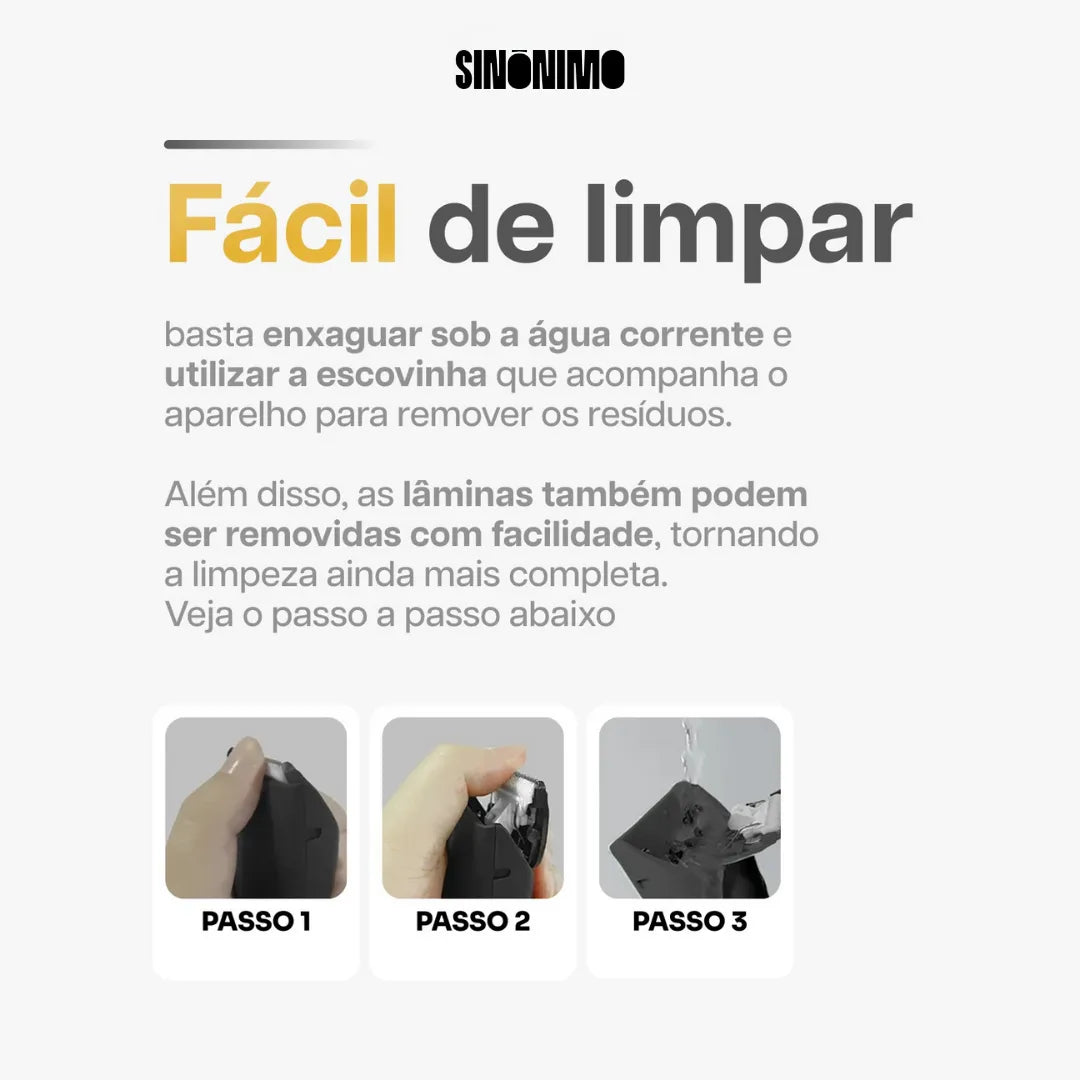 BarberMax®– Corta o Pelo, Não a Pele