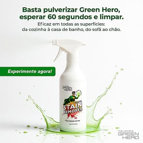 Green Hero — Removedor Total de Manchas e Sujidade