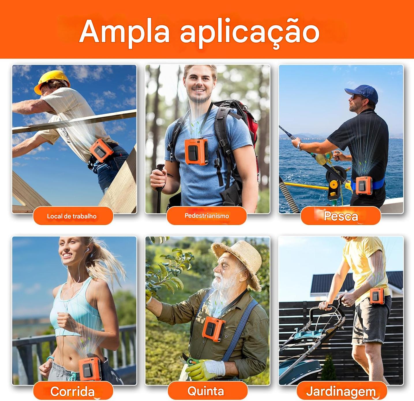 HeatGuard™ - ventoinha Portatil