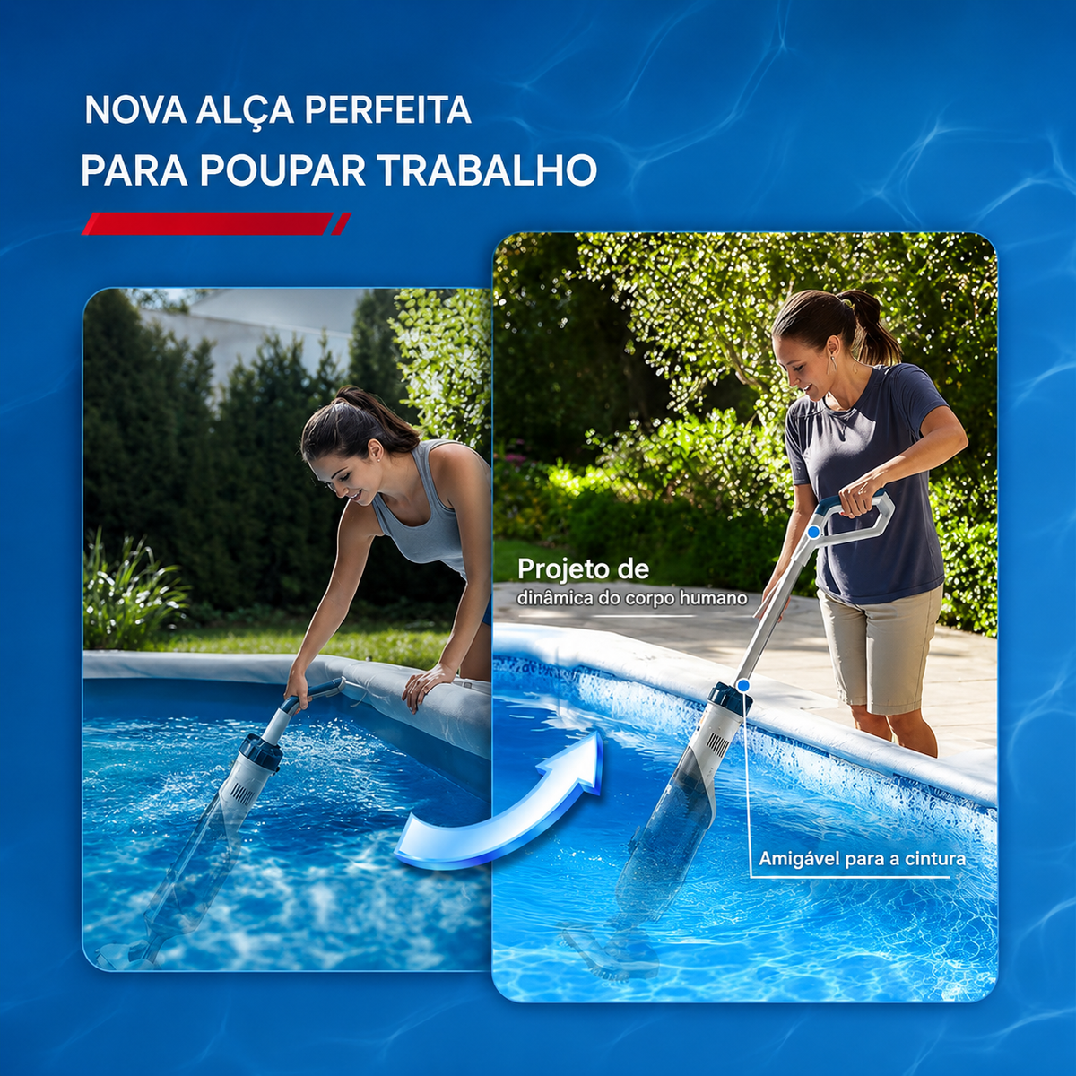 ENHULK Pro – Aspirador de Piscina Recarregável 3 em 1