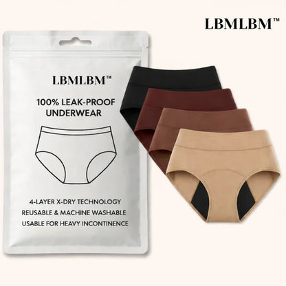LBMLBM™ | Calcinhas 100% à prova de vazamentos, pacote com 4 unidades