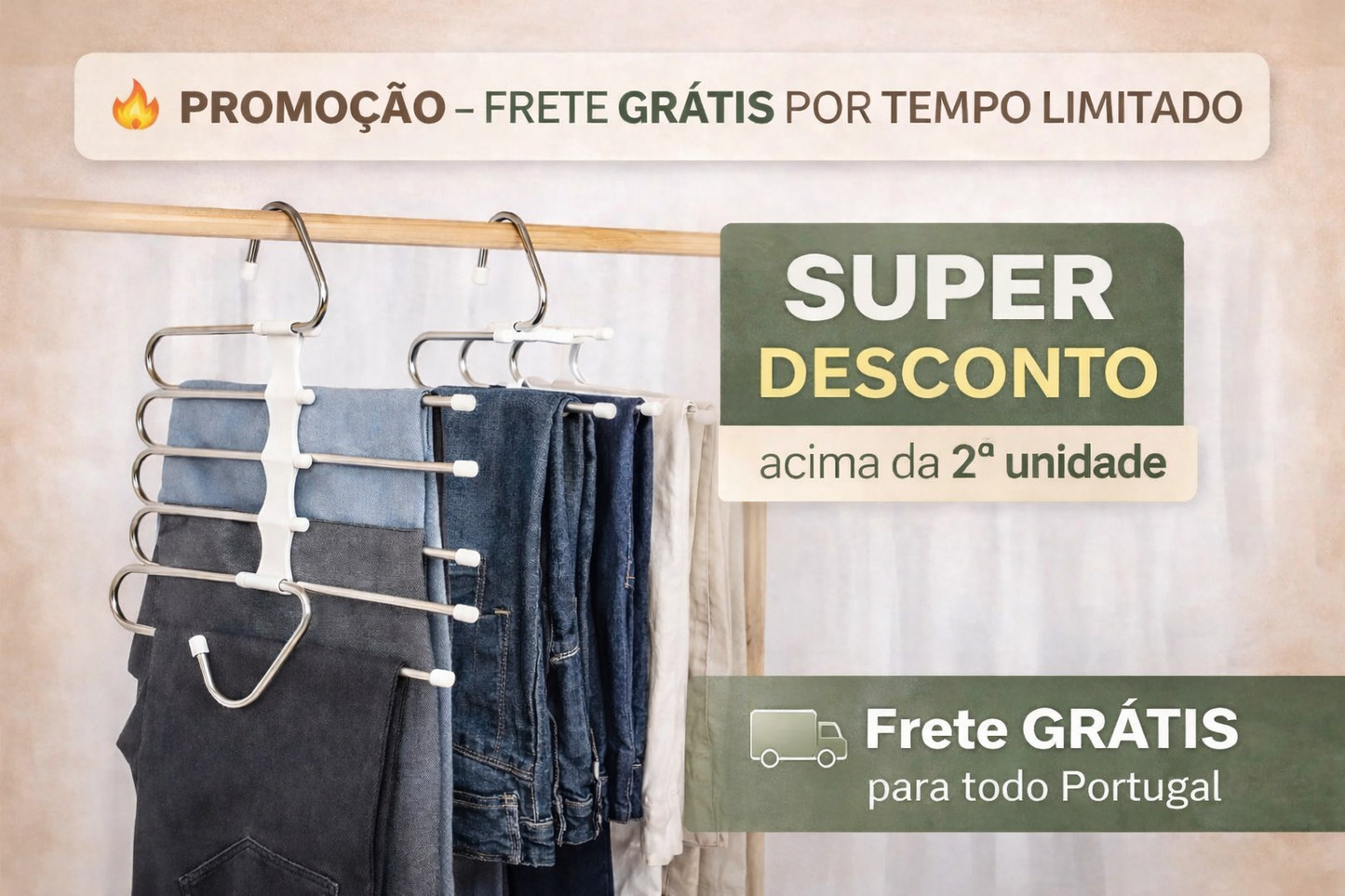 LEG KEEPER 5x MAIS ESPAÇO NO GUARDA-ROUPA🧺📏