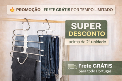 LEG KEEPER 5x MAIS ESPAÇO NO GUARDA-ROUPA🧺📏