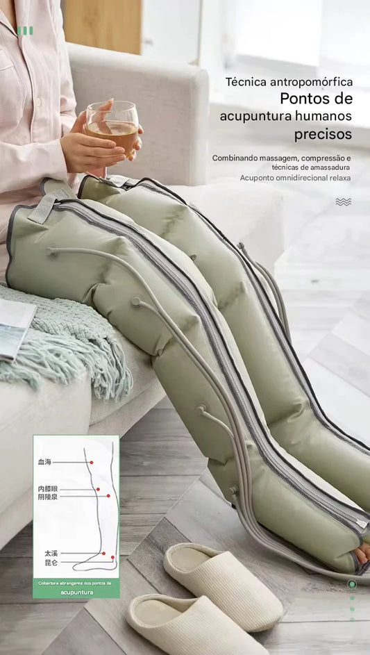 HydroPulse™ – Pressoterapia Inteligente para Pernas