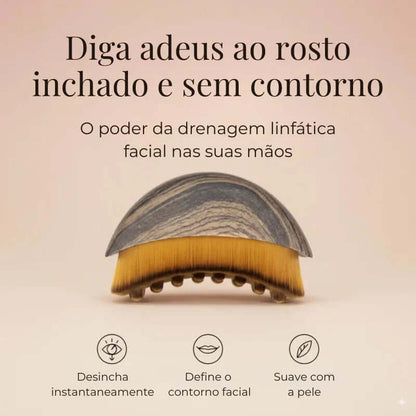 FLUXIA® – Escova de Drenagem e Contorno Facial Profissional