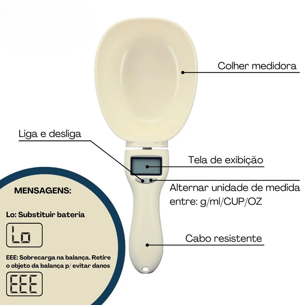 Smart Spoon Precision Balança Digital Inteligente