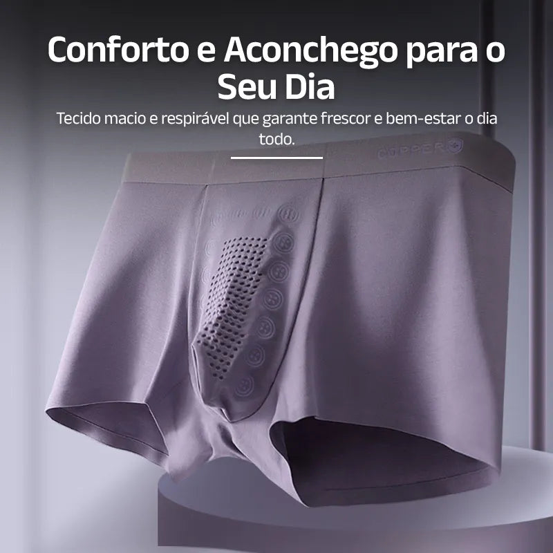 PACK COM 4 CUECAS CONFORTEX™ - Cueca de Seda Térmica