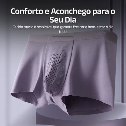 PACK COM 4 CUECAS CONFORTEX™ - Cueca de Seda Térmica