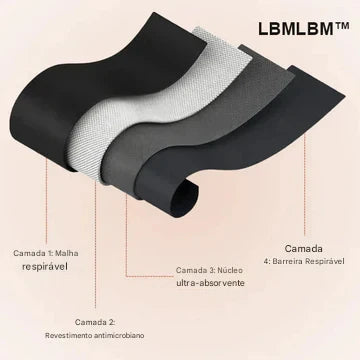 LBMLBM™ | Calcinhas 100% à prova de vazamentos, pacote com 4 unidades