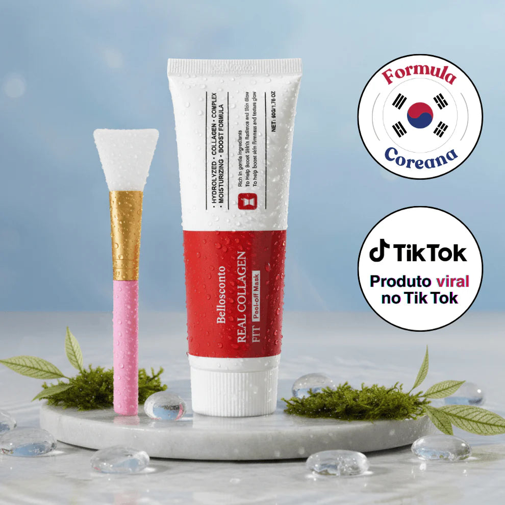 Collagen Fit™ – Máscara Lifting de Colagénio com Efeito Pele de Vidro