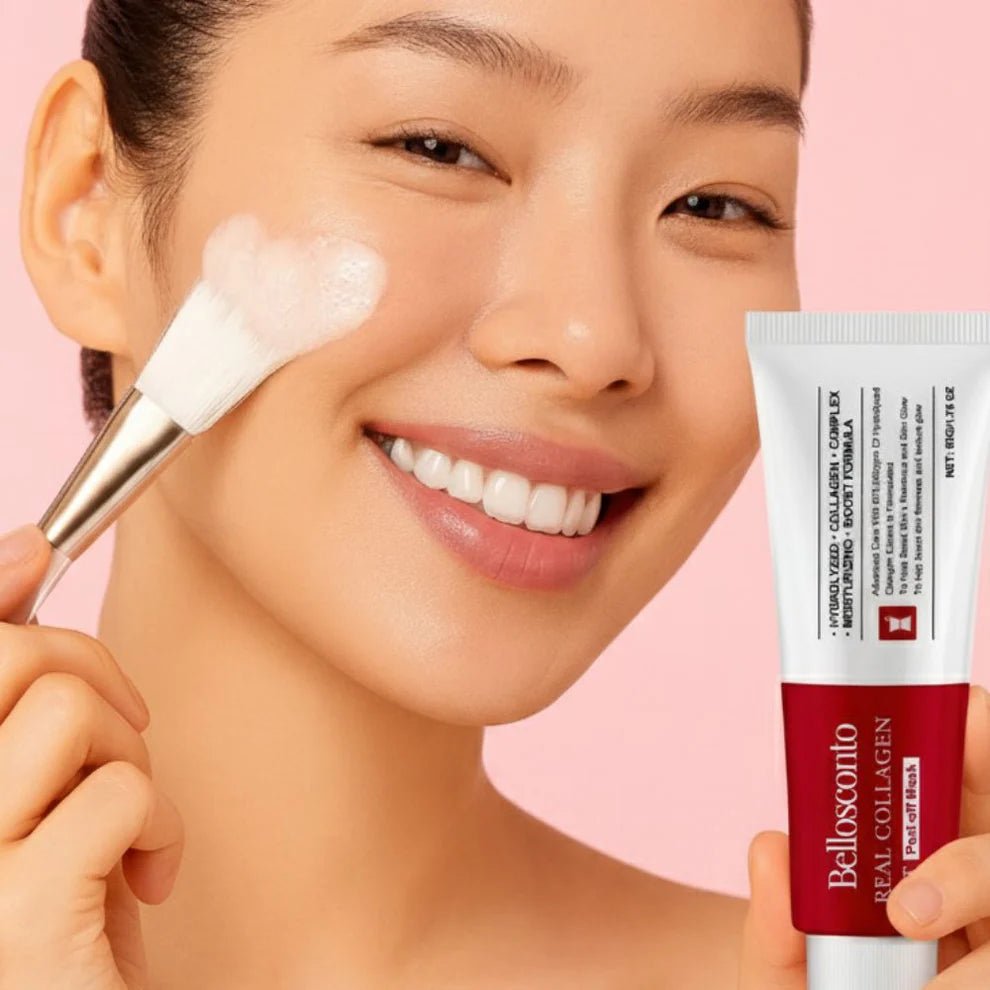 Collagen Fit™ – Máscara Lifting de Colagénio com Efeito Pele de Vidro
