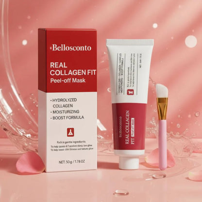 Collagen Fit™ – Máscara Lifting de Colagénio com Efeito Pele de Vidro