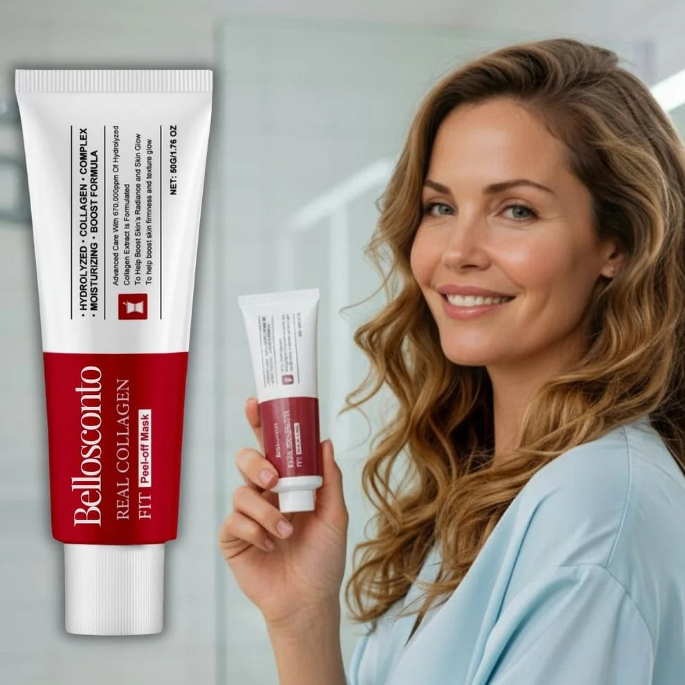 Collagen Fit™ – Máscara Lifting de Colagénio com Efeito Pele de Vidro