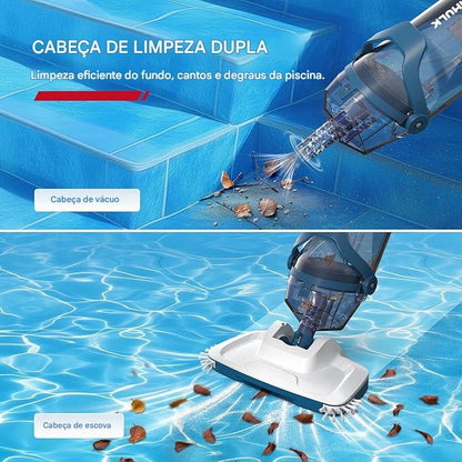 ENHULK Pro – Aspirador de Piscina Recarregável 3 em 1