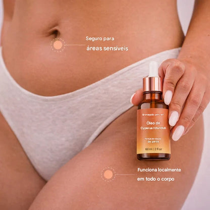 Óleo de Cyperus Rotundus para Redução de Pelos