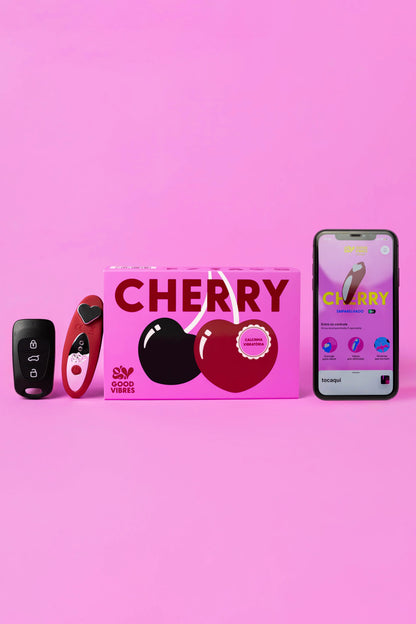 Cherry Calcinha Vibratória com Controle de Carro e App