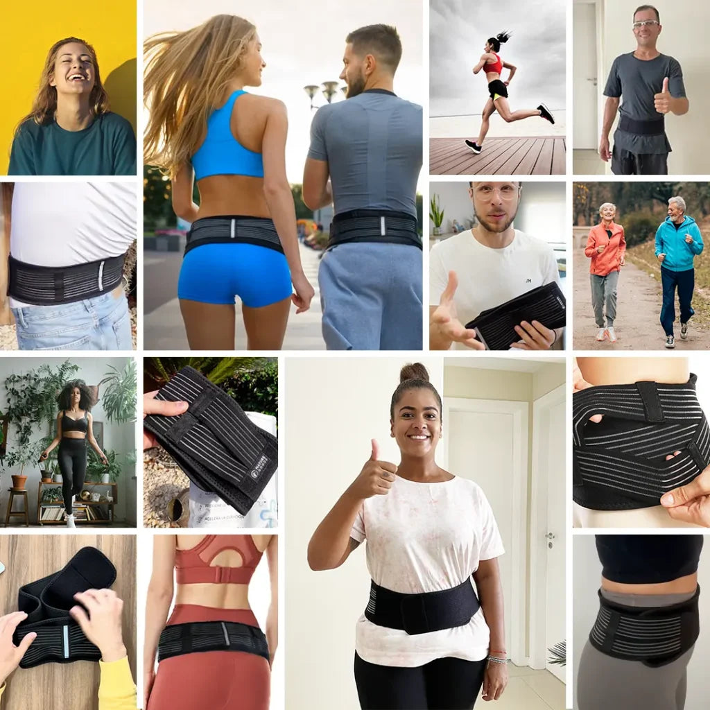 Faixa Térmica Lombar TOURMABELT™ Diga adeus às dores de costas e recupere o seu bem-estar!