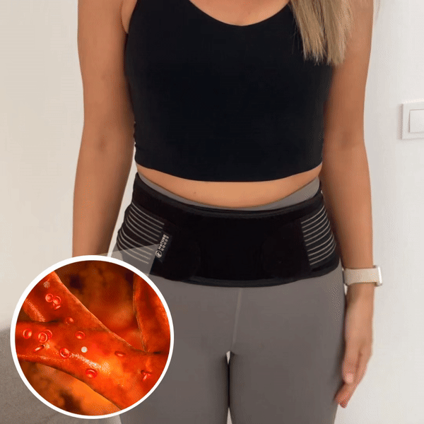 Faixa Térmica Lombar TOURMABELT™ Diga adeus às dores de costas e recupere o seu bem-estar!