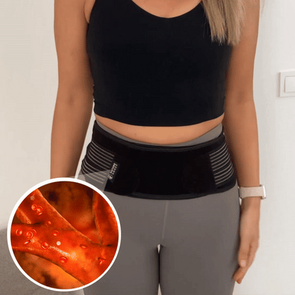 Faixa Térmica Lombar TOURMABELT™ Diga adeus às dores de costas e recupere o seu bem-estar!