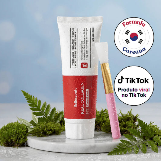Collagen Fit™ – Máscara Lifting de Colagénio com Efeito Pele de Vidro