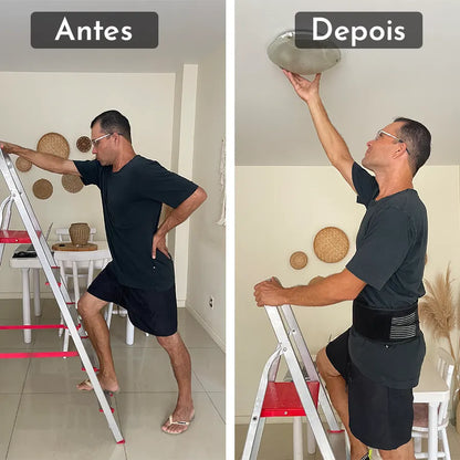 Faixa Térmica Lombar TOURMABELT™ Diga adeus às dores de costas e recupere o seu bem-estar!