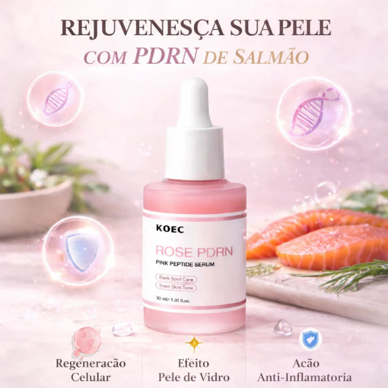 Tecnologia Coreana Sérum PDRN Regenerador da Pele DNA de Salmão